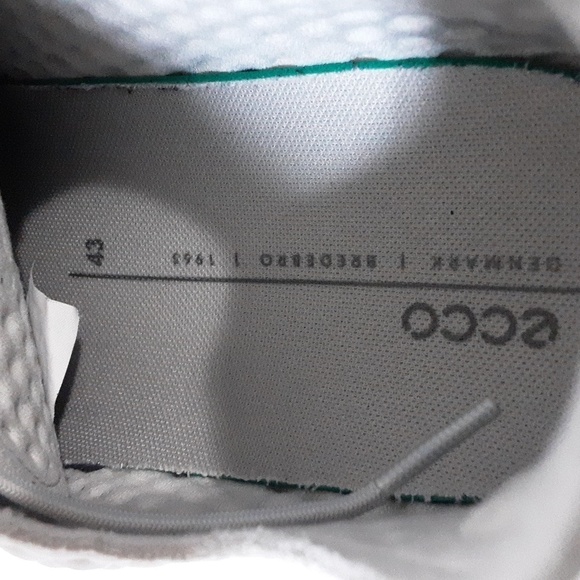 Ecco low top leather sneakers 43 Women Beige Casual - Picture 7 of 11